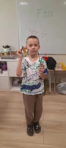 поделка лыжник-5