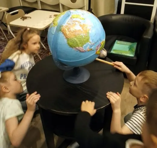 изучаем глобус