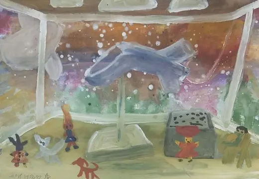 Космические рисунки — Арина
