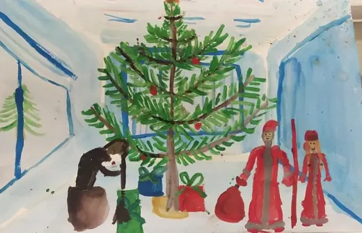Новогодние рисунки 2021