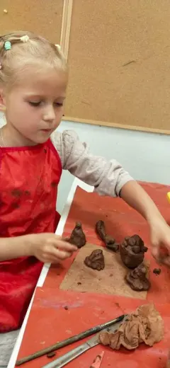 Урок лепки