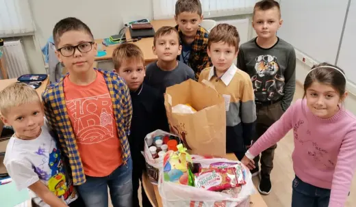 3–й класс в проекте «Радость в старость»