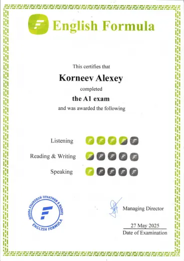 Korneev Alexey A1