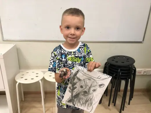 Рисуем оленей на ИЗО