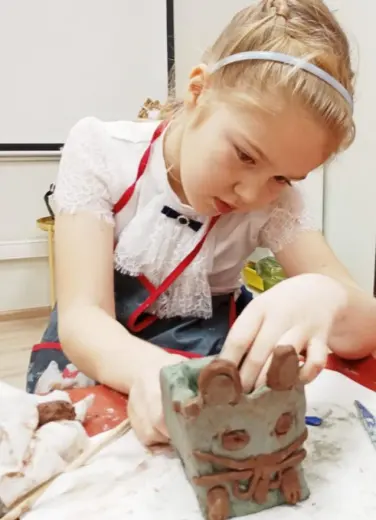 Декорирование глиняных изделий — Аня