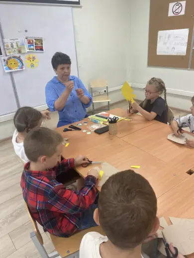 аппликация солнышко-2