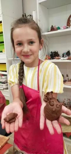 Лепим свистульки из глины