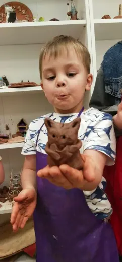 Лепим свистульки из глины