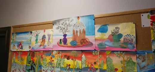 Пасхальная выставка работ учеников Acadia School