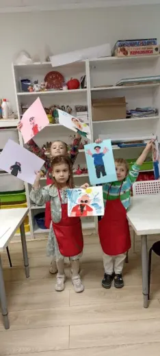 рисуем папу