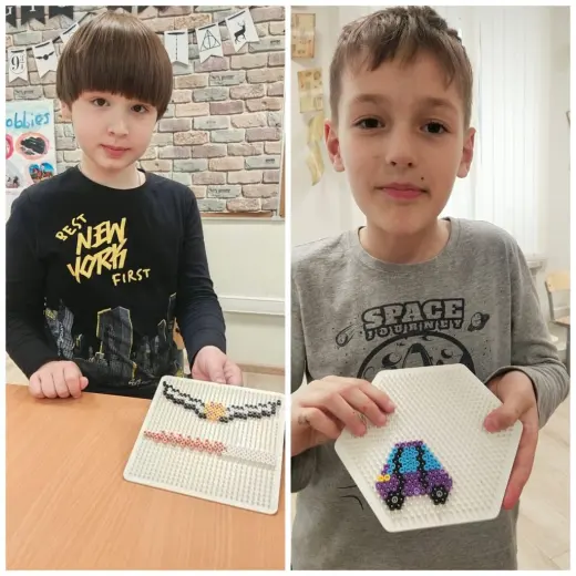 Поделки из термомозаики