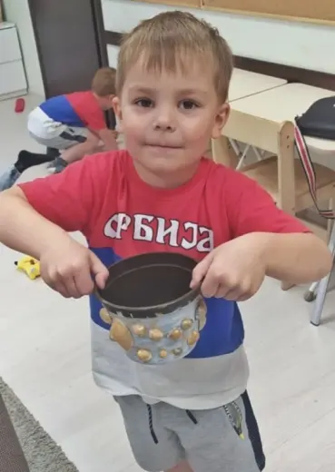 Украшение цветочных горшков