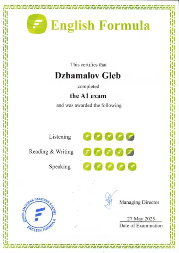Dzhamalov Gleb A1